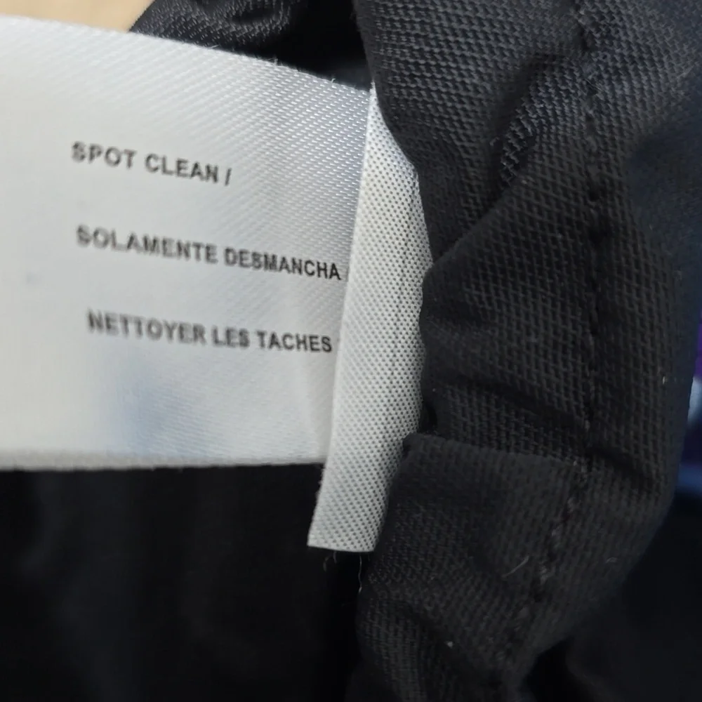 Black and Purple Winter Gloves - Size L